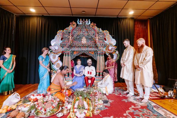 Wedding photograph 006 from Felice and Praz's day at Sydney Murugan Temple