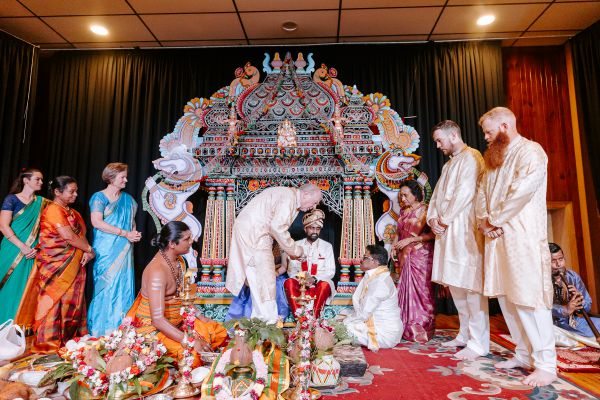 Felice and Praz's wedding day in Mays Hill, frame 007