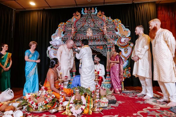 Wedding photograph 009 from Felice and Praz's day at Sydney Murugan Temple