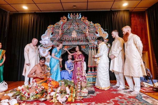 Felice and Praz's wedding day in Mays Hill, frame 010