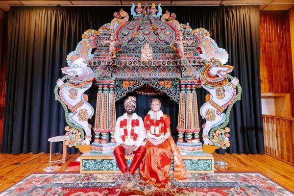 Wedding photograph 012 from Felice and Praz's day at Sydney Murugan Temple