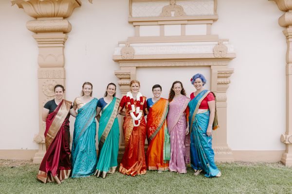 Wedding photograph 021 from Felice and Praz's day at Sydney Murugan Temple
