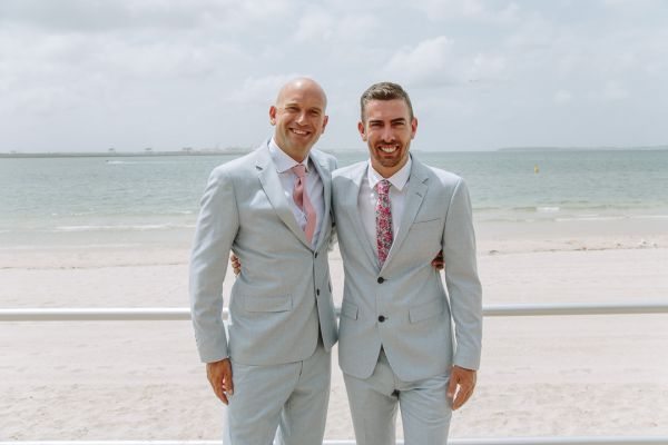 Lauren and Adam's wedding day in Sans Souci, frame 010