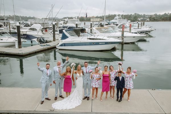 Lauren and Adam's wedding day in Sans Souci, frame 046