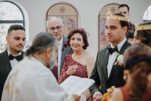 Sts Michael and Gabriel Antiochian Orthodox Church wedding, Anycie and Ronny, frame 044