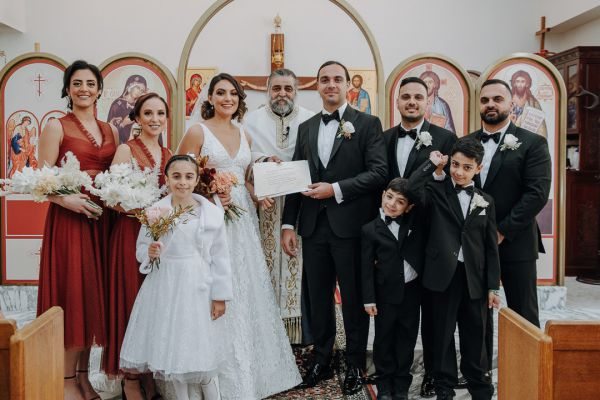 Wedding photograph 051 from Anycie and Ronny's day at Sts Michael and Gabriel Antiochian Orthodox Church