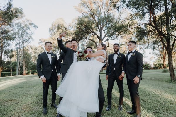 Susan and William's wedding day in Pokolbin, frame 100