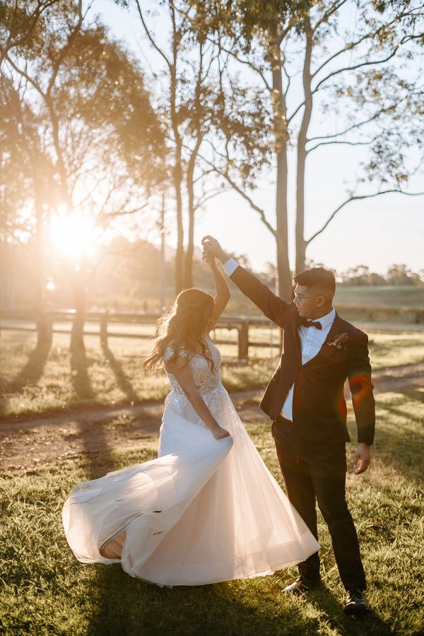 Susan and William's wedding day in Pokolbin, frame 118