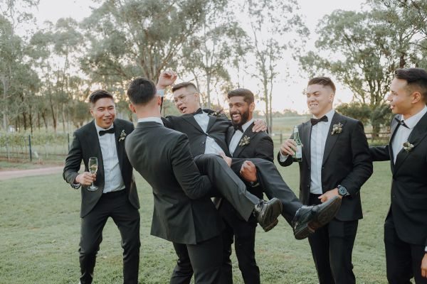 Tamburlaine Organic Wines wedding, Susan and William, frame 125