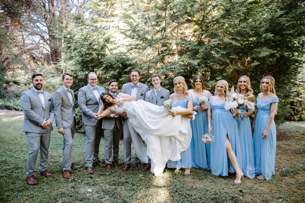Courtney and Justin's wedding day in Mount Dandenong, frame 019