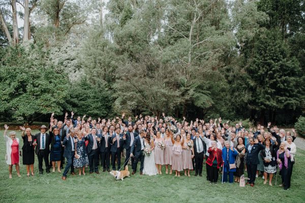 Kathryn and Justin's wedding day in Mount Dandenong, frame 016