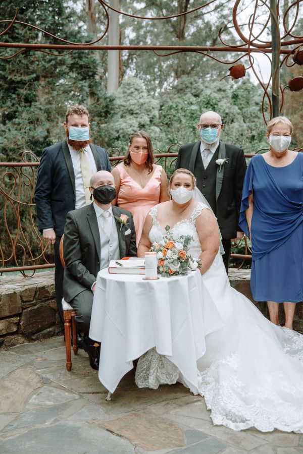 Sarah and Glenn's wedding day in Mount Dandenong, frame 055