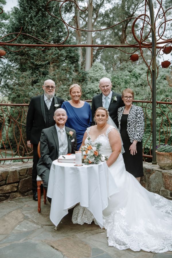 Sarah and Glenn's wedding day in Mount Dandenong, frame 058