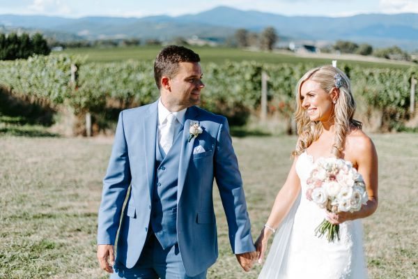 Danni and Jarrod's wedding day in Coldstream, frame 127