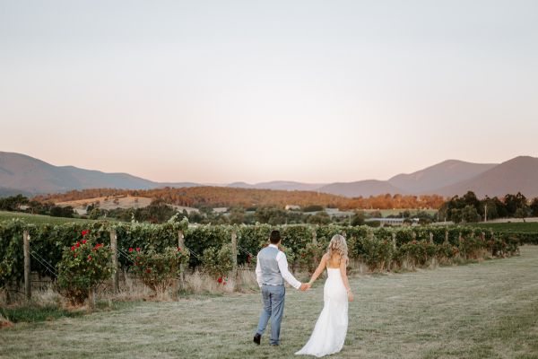 Danni and Jarrod's wedding day in Coldstream, frame 160