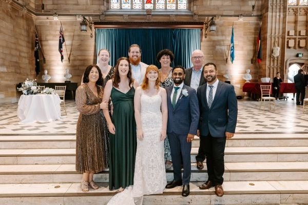 Wedding photograph 042 from Felice and Praz's day at The University of Sydney Great Hall