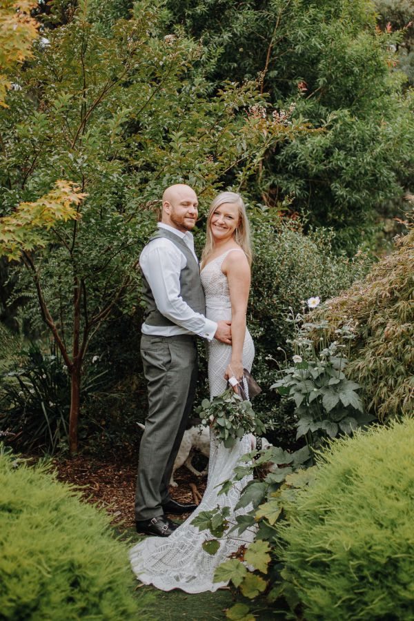 Misty and Dave's wedding day in Maryknoll, frame 100