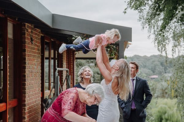 Misty and Dave's wedding day in Maryknoll, frame 150