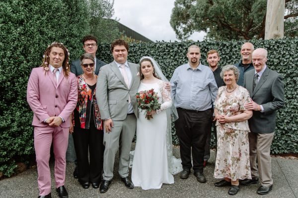 Charlotte and Daniel's wedding day in Burwood East, frame 070