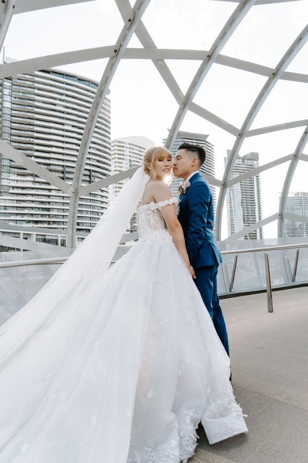 Vanessa and Ian's wedding day in Burwood East, frame 112