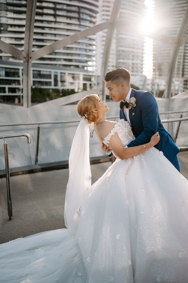 Vanessa and Ian's wedding day in Burwood East, frame 118