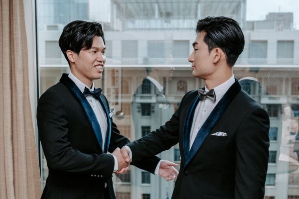 Becky and Gyu's wedding day in Melbourne, frame 007
