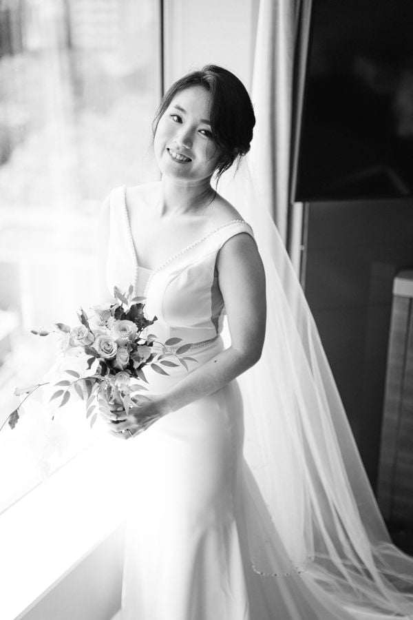 Wedding photograph 036 from Becky and Gyu's day at Vue de monde