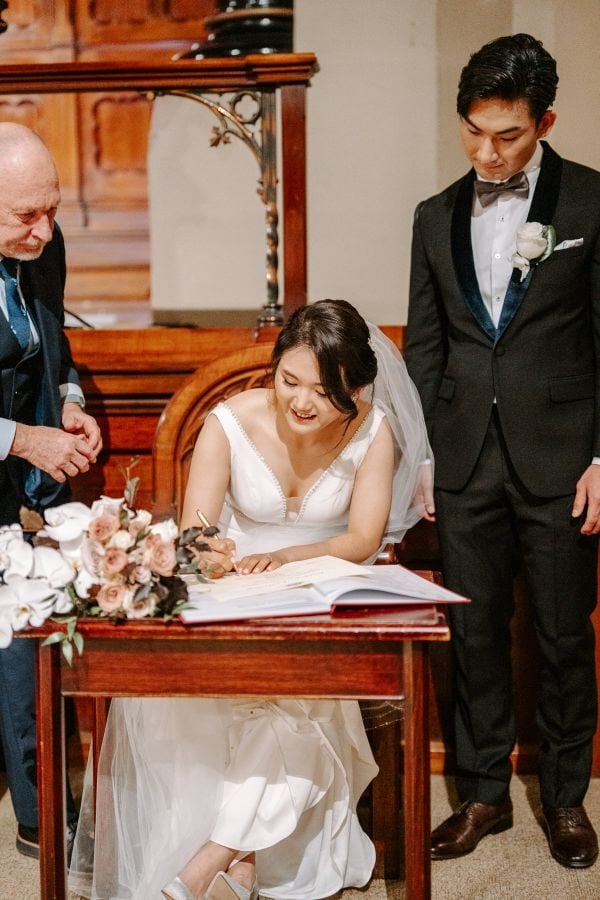 Becky and Gyu's wedding day in Melbourne, frame 064
