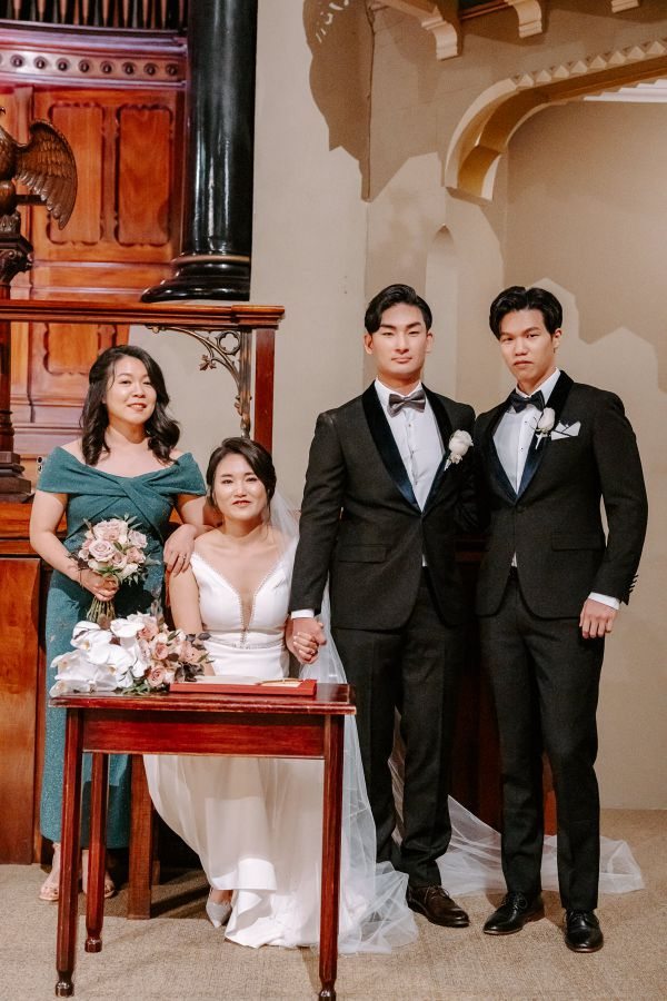 Becky and Gyu's wedding day in Melbourne, frame 070