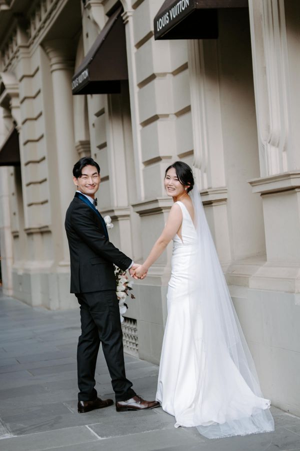 Becky and Gyu's wedding day in Melbourne, frame 112