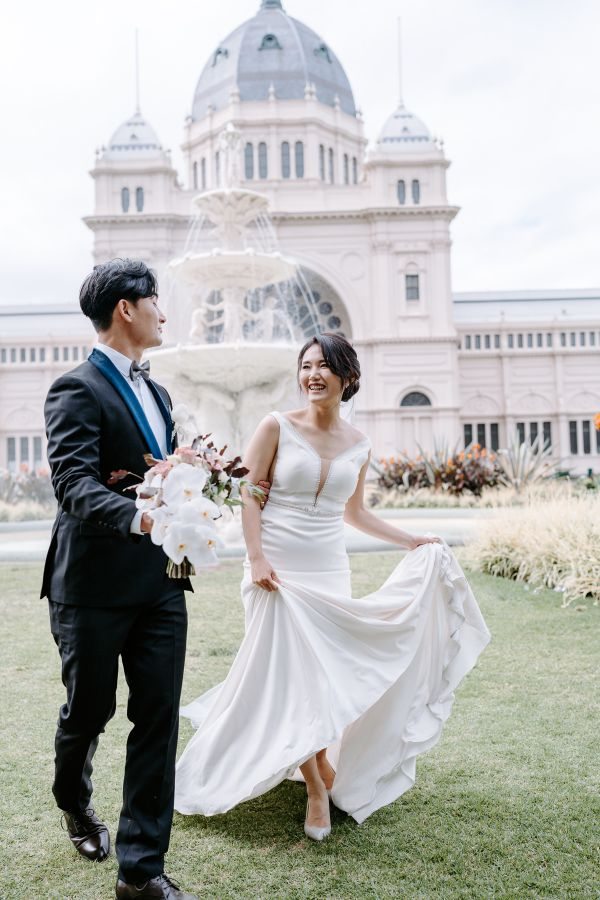 Becky and Gyu's wedding day in Melbourne, frame 121
