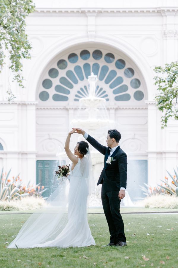 Becky and Gyu's wedding day in Melbourne, frame 130