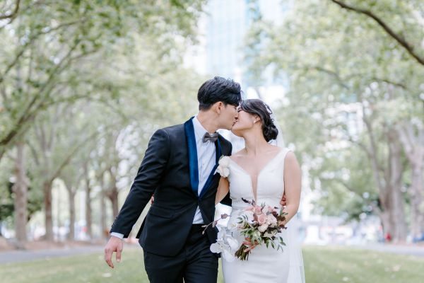 Becky and Gyu's wedding day in Melbourne, frame 139