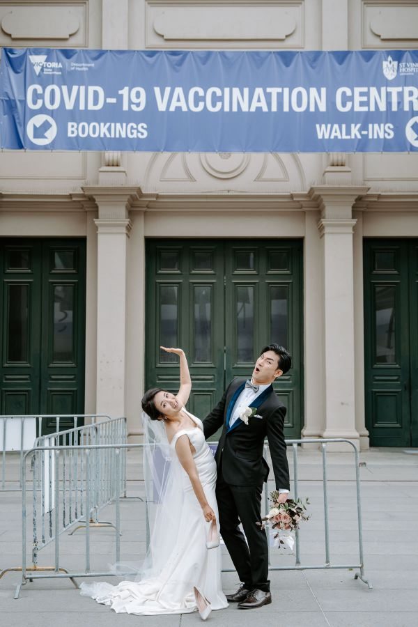 Becky and Gyu's wedding day in Melbourne, frame 160
