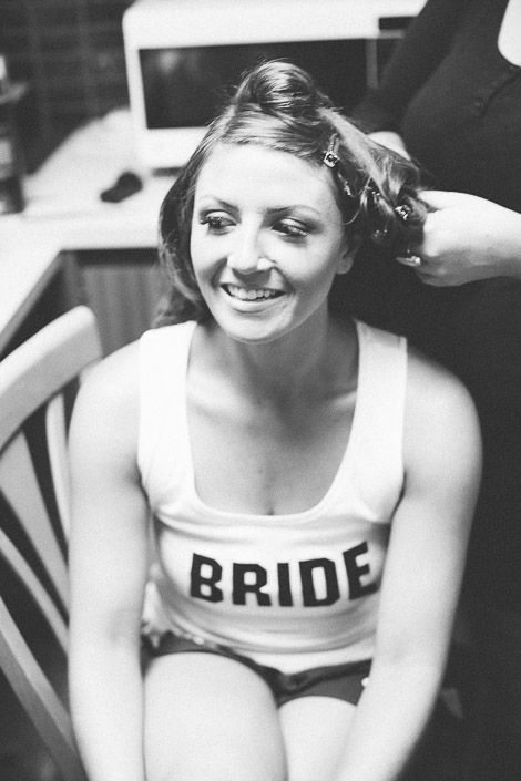 The couple's wedding day in Kew East, frame 016