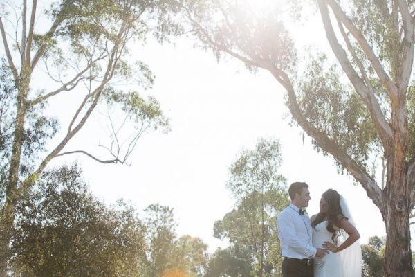 The couple's wedding day in Kew East, frame 058