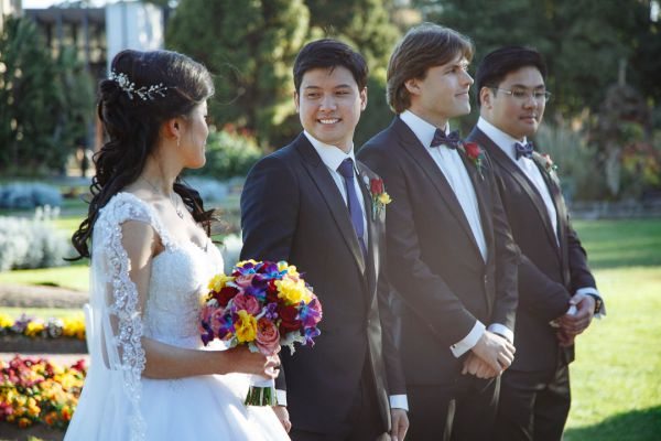 Liz and Robert's wedding day in Werribee South, frame 127