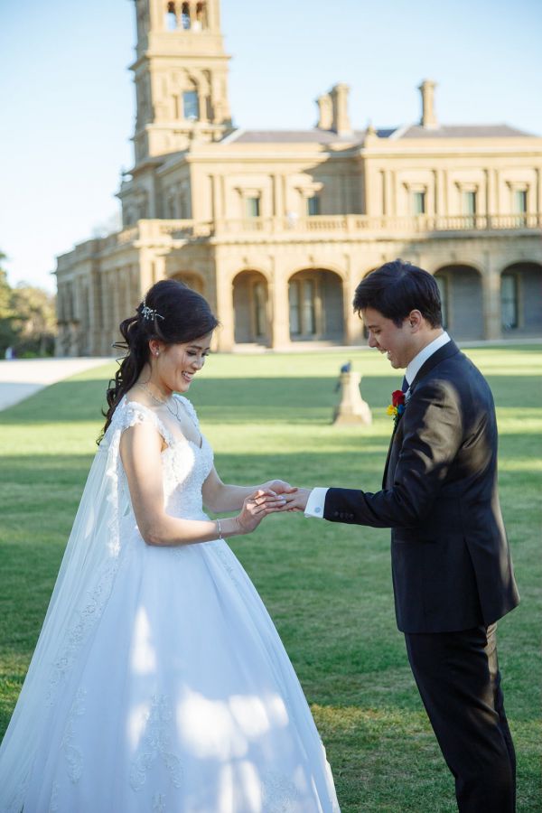 Liz and Robert's wedding day in Werribee South, frame 169