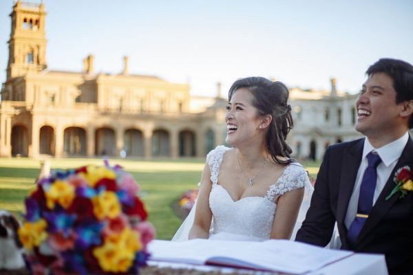Liz and Robert's wedding day in Werribee South, frame 184