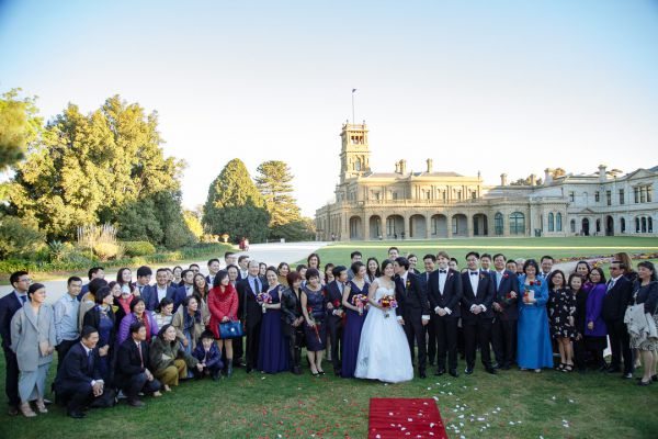 Liz and Robert's wedding day in Werribee South, frame 205