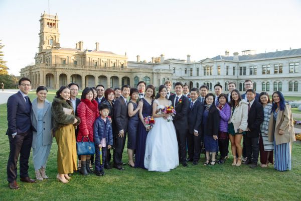 Liz and Robert's wedding day in Werribee South, frame 220