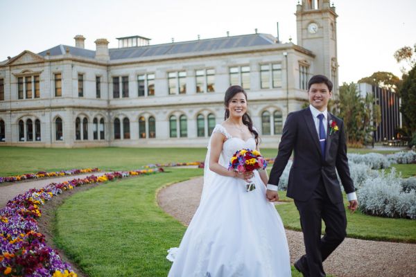 Liz and Robert's wedding day in Werribee South, frame 250