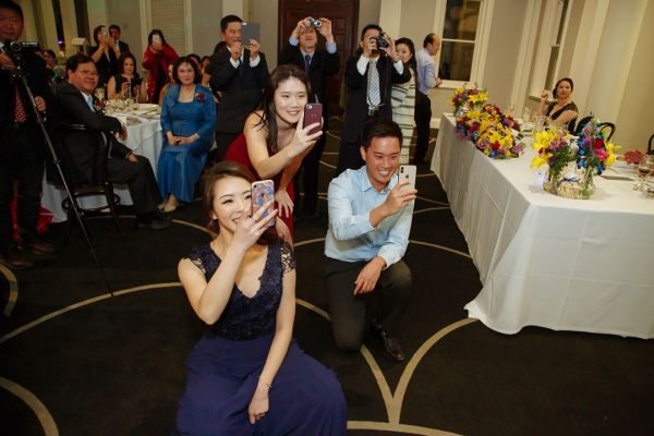 Liz and Robert's wedding day in Werribee South, frame 370