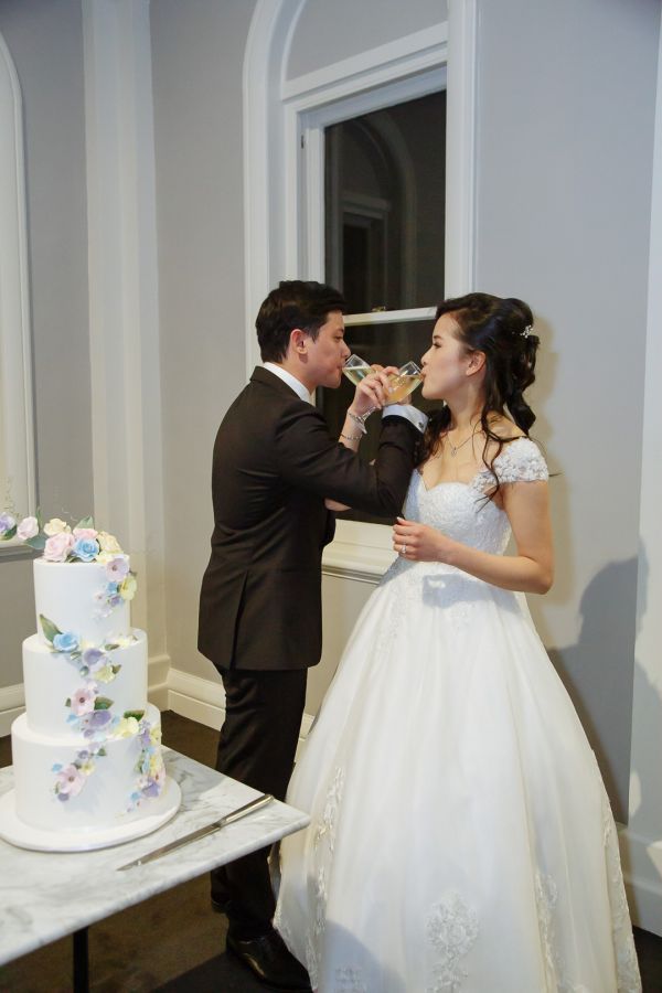 Liz and Robert's wedding day in Werribee South, frame 373