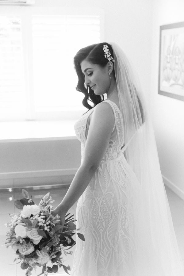 Samantha and Brayden's wedding day in Mordialloc, frame 013