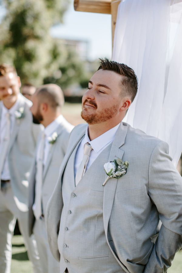 Samantha and Brayden's wedding day in Mordialloc, frame 028