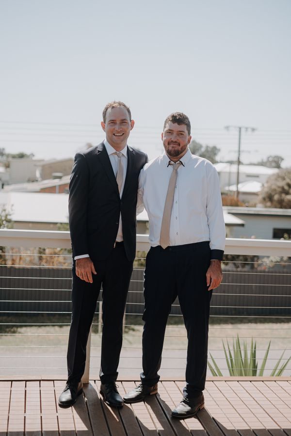 Jacquie and Denham's wedding day in McLaren Flat, frame 016