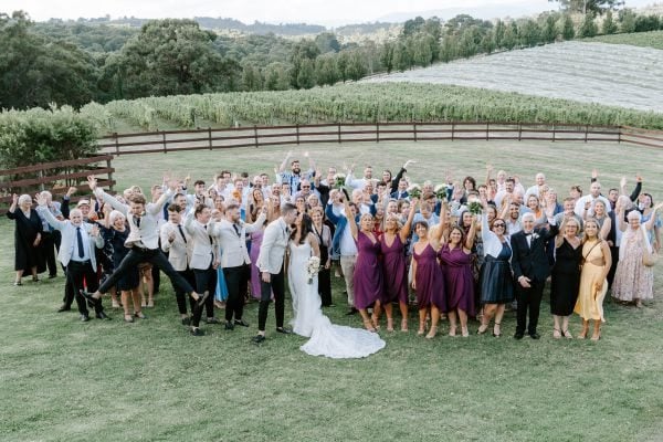 Wedding photograph 054 from Lauren and Callum's day at Yarra Ranges Estate