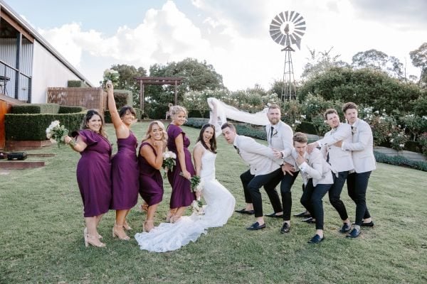 Lauren and Callum's wedding day in Monbulk, frame 067