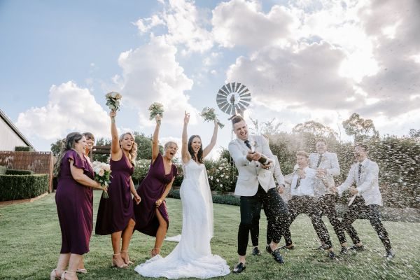 Lauren and Callum's wedding day in Monbulk, frame 070